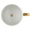 Signum Cup with Saucer Porcelain, Green Signum Cup with Saucer Porcelain, Green