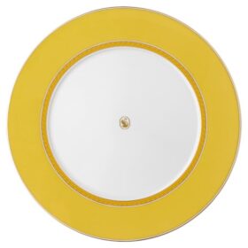 Signum Dinner Plate Porcelain, Yellow