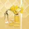 Signum Vase Porcelain, Medium, Yellow Signum Vase Porcelain, Medium, Yellow
