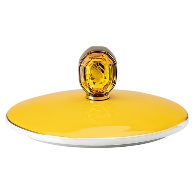 Signum Mug with Lid Porcelain, Yellow Signum Mug with Lid Porcelain, Yellow