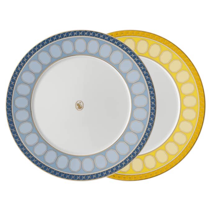 Signum Plate Set Porcelain, Medium, Multicolored Signum Plate Set Porcelain, Medium, Multicolored