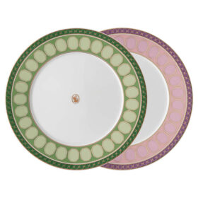 Signum Plate Set Porcelain, Medium, Multicolored Signum Plate Set Porcelain, Medium, Multicolored