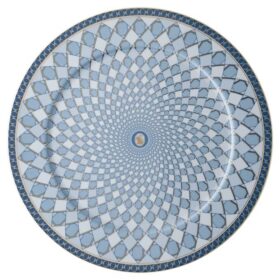 Signum Service Plate Porcelain, Large, Blue Signum Service Plate Porcelain, Large, Blue