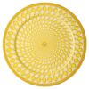 Signum Service Plate Porcelain, Large, Yellow Signum Service Plate Porcelain, Large, Yellow