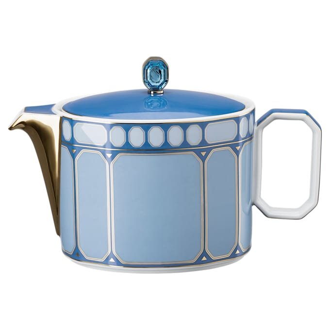 Signum Teapot Porcelain, Small, Blue Signum Teapot Porcelain, Small, Blue
