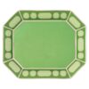 Signum Tray Porcelain, Large, Green Signum Tray Porcelain, Large, Green
