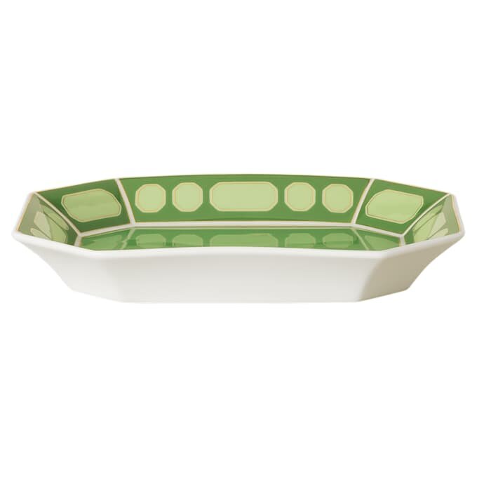 Signum Tray Porcelain, Large, Green Signum Tray Porcelain, Large, Green