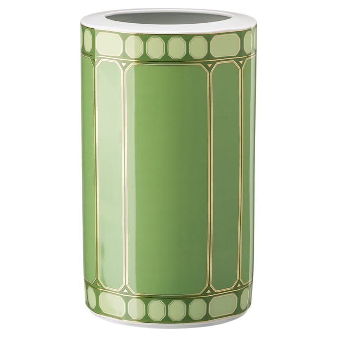 Signum Vase Porcelain, Large, Green Signum Vase Porcelain, Large, Green