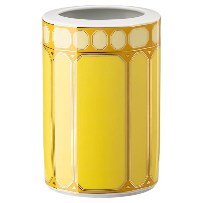 Signum Vase Porcelain, Medium, Yellow Signum Vase Porcelain, Medium, Yellow
