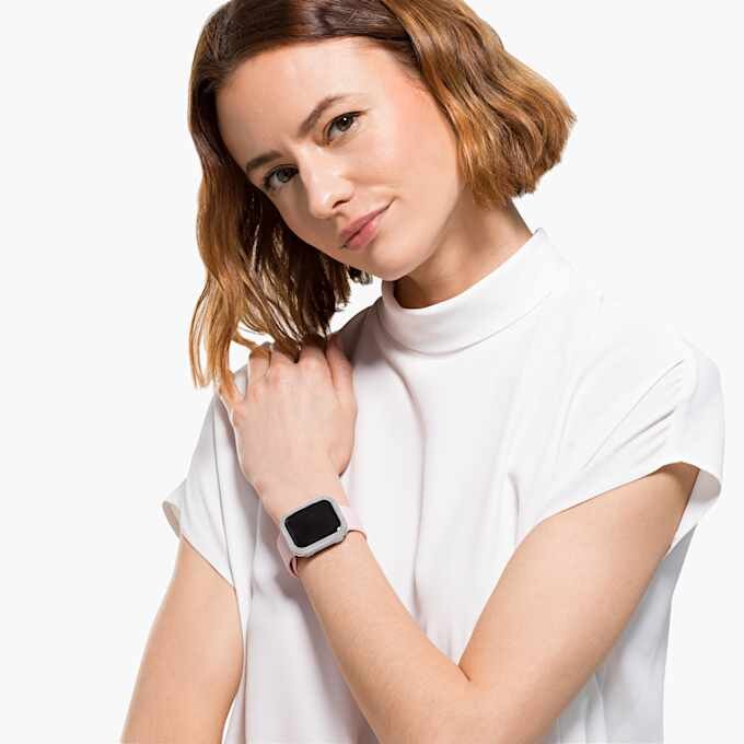Sparkling Case for Apple Watch® Series 4 & 5, 40 Mm, Silver Tone Sparkling Case for Apple Watch® Series 4 & 5, 40 Mm, Silver Tone