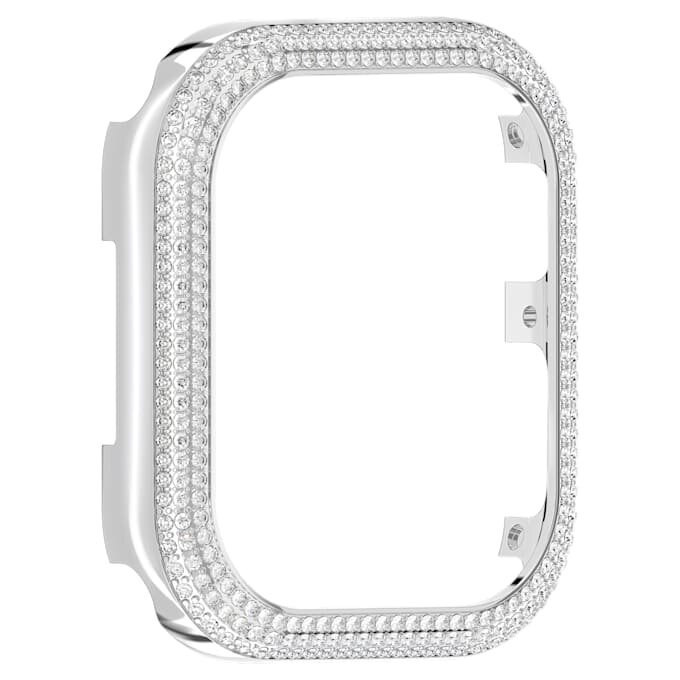 Sparkling Case for Apple Watch® Series 7, 41 Mm, Silver Tone Sparkling Case for Apple Watch® Series 7, 41 Mm, Silver Tone
