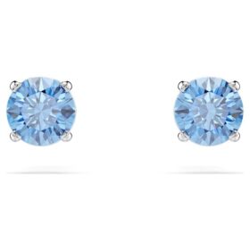 stilla attract stud earrings round cut blue rhodium plated 2 280x280 - Stilla Attract Stud Earrings Round Cut, Blue, Rhodium Plated