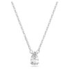 Stilla Pendant Pear Cut, White, Rhodium Plated Stilla Pendant Pear Cut, White, Rhodium Plated