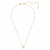 Stilla Pendant Round Cut, White, Gold-Tone Plated Stilla Pendant Round Cut, White, Gold-Tone Plated