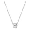 Stilla Pendant Round Cut, White, Rhodium Plated Stilla Pendant Round Cut, White, Rhodium Plated