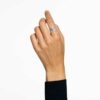 Stilla Ring Set (2), Round Cut, White, Rhodium Plated Stilla Ring Set (2), Round Cut, White, Rhodium Plated