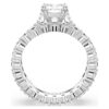 Stilla Ring Set (2), Round Cut, White, Rhodium Plated Stilla Ring Set (2), Round Cut, White, Rhodium Plated