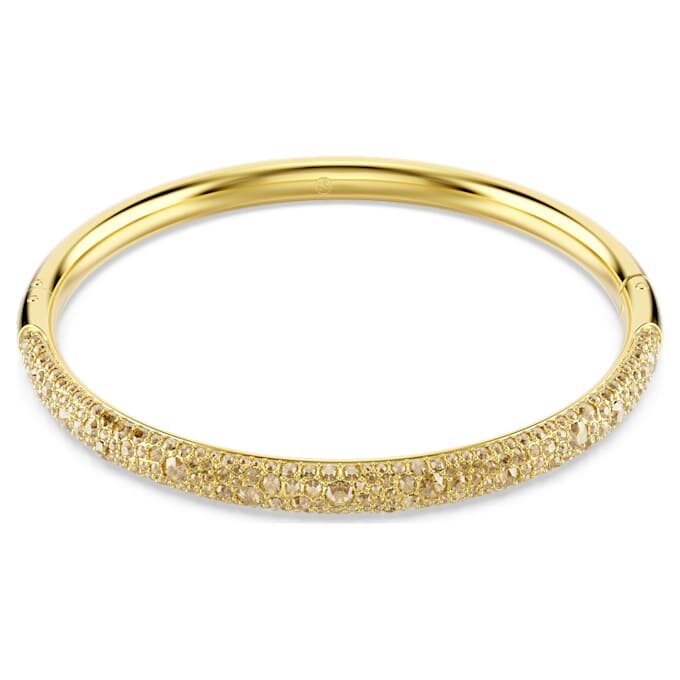 Sublima Bangle Snow Pavé, Gold Tone, Gold-Tone Plated Sublima Bangle Snow Pavé, Gold Tone, Gold-Tone Plated