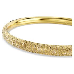 Sublima Bangle Snow Pavé, Gold Tone, Gold-Tone Plated