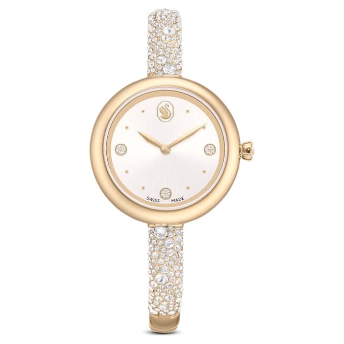 Sublima Bangle Watch Swiss Made, Metal Bracelet, Gold Tone, Champagne Gold-Tone Finish Sublima Bangle Watch Swiss Made, Metal Bracelet, Gold Tone, Champagne Gold-Tone Finish