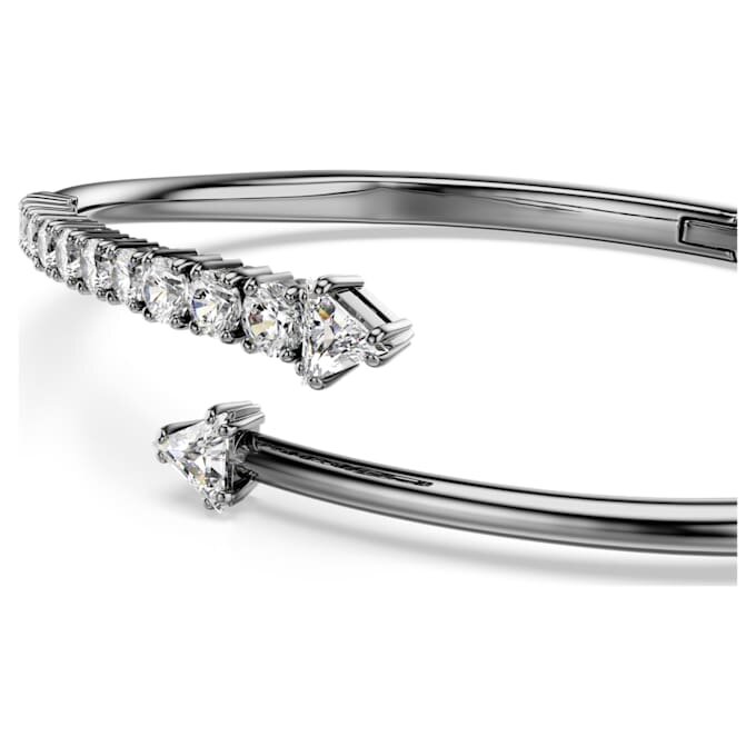 Sublima Bangle White, Ruthenium Plated Sublima Bangle White, Ruthenium Plated
