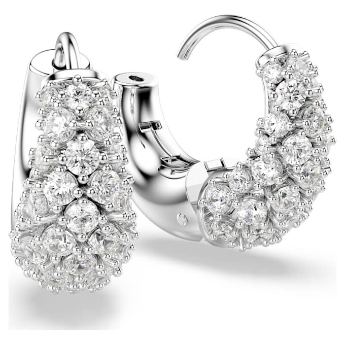 Sublima Earrings White, Rhodium Plated Sublima Earrings White, Rhodium Plated