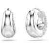 Sublima Earrings White, Rhodium Plated Sublima Earrings White, Rhodium Plated