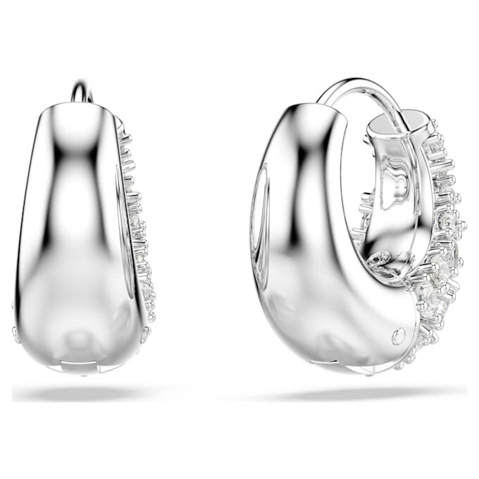 Sublima Earrings White, Rhodium Plated Sublima Earrings White, Rhodium Plated