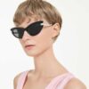 Sunglasses Cat-Eye Shape, Sk6038, Black Sunglasses Cat-Eye Shape, Sk6038, Black