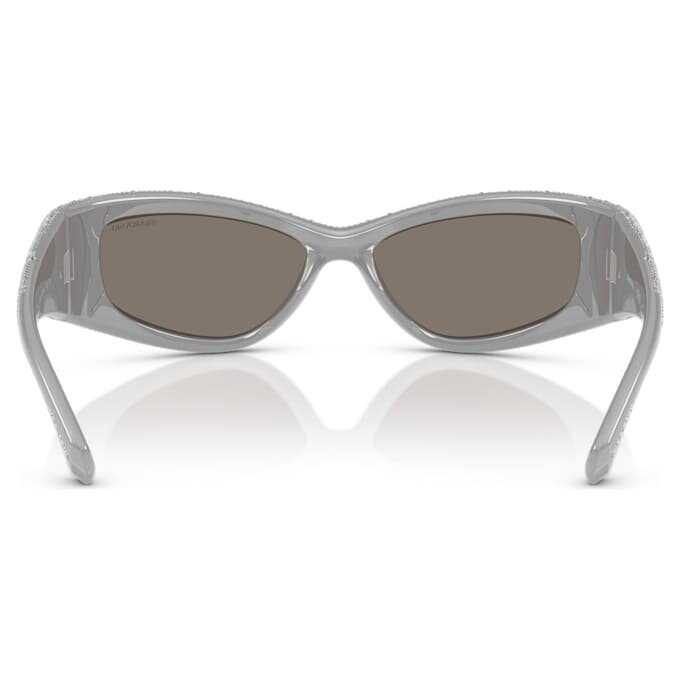 Sunglasses Mask Shape, Sk6027, Silver Tone Sunglasses Mask Shape, Sk6027, Silver Tone