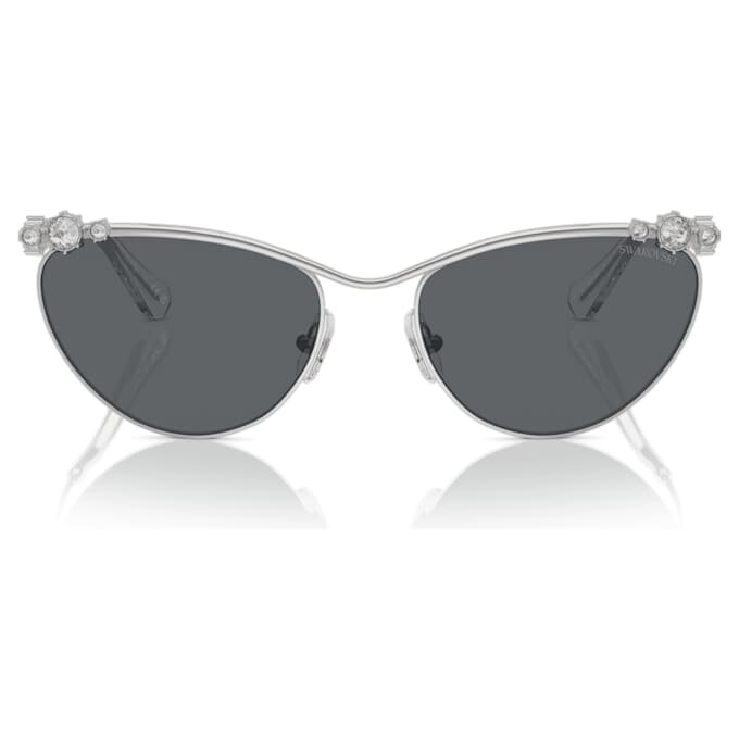 Sunglasses Oval Shape, Sk7017, Silver Tone Sunglasses Oval Shape, Sk7017, Silver Tone