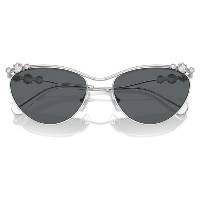 Sunglasses Oval Shape, Sk7017, Silver Tone Sunglasses Oval Shape, Sk7017, Silver Tone
