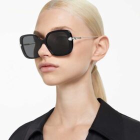 Sunglasses Oversized, Square Shape, Sk6011, Black