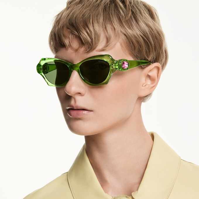 Sunglasses Pillow Shape, Sk6050, Green Sunglasses Pillow Shape, Sk6050, Green