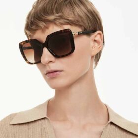 Sunglasses Square Shape, Sk6049, Brown