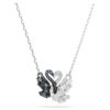 Swan Pendant Swan, Black, Mixed Metal Finish Swan Pendant Swan, Black, Mixed Metal Finish