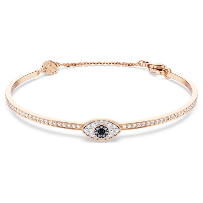 Symbolica Bangle Eye, Multicolored, Rose Gold-Tone Plated Symbolica Bangle Eye, Multicolored, Rose Gold-Tone Plated