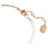 Symbolica Bangle Pavé, Horse Shoe, White, Rose Gold-Tone Plated
