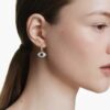 Symbolica Drop Earrings Evil Eye, Blue, Gold-Tone Plated Symbolica Drop Earrings Evil Eye, Blue, Gold-Tone Plated