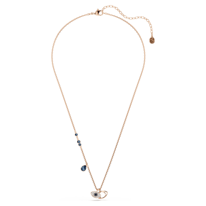 Symbolica Pendant Eye, Multicolored, Rose Gold-Tone Plated Symbolica Pendant Eye, Multicolored, Rose Gold-Tone Plated