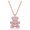 Teddy Pendant Bear, Pink, Rose Gold-Tone Plated Teddy Pendant Bear, Pink, Rose Gold-Tone Plated