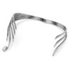 The Vienna Collection Choker Feather, White, Ruthenium Plated The Vienna Collection Choker Feather, White, Ruthenium Plated
