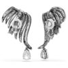 The Vienna Collection Ear Cuffs Feather, White, Ruthenium Plated The Vienna Collection Ear Cuffs Feather, White, Ruthenium Plated