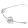 Una Angelic Bracelet Round Cut, Double Sided Motifs, White, Rhodium Plated Una Angelic Bracelet Round Cut, Double Sided Motifs, White, Rhodium Plated