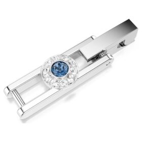 Una Angelic Extender Round Cut, Blue, Rhodium Plated