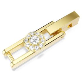 Una Angelic Extender Round Cut, White, Gold-Tone Plated