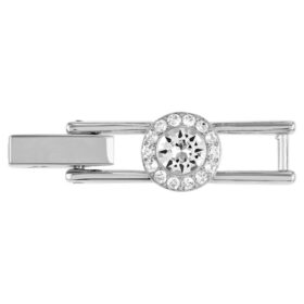 Una Angelic Extender Round Cut, White, Rhodium Plated