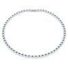 Una Angelic Necklace Round Cut, Blue, Rhodium Plated Una Angelic Necklace Round Cut, Blue, Rhodium Plated