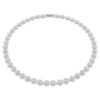 Una Angelic Necklace Round Cut, Medium, White, Rhodium Plated Una Angelic Necklace Round Cut, Medium, White, Rhodium Plated