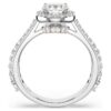 Una Angelic Ring Round Cut, White, Silver-Tone Finish Una Angelic Ring Round Cut, White, Silver-Tone Finish